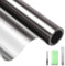 DIFIT Vinilo Adhesivo Cristal Vinilo Espejo para Ventanas Privacidad Control del Calor Anti UV Película de Reflectante Vinilos para Cristales Pegamento para Casa Oficina（Gris-Plateado, 60x200cm）
