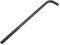 Shower Arm Stainless, Bathroom Hardware Accessories Black 52cm Steel Head Extension Pipe