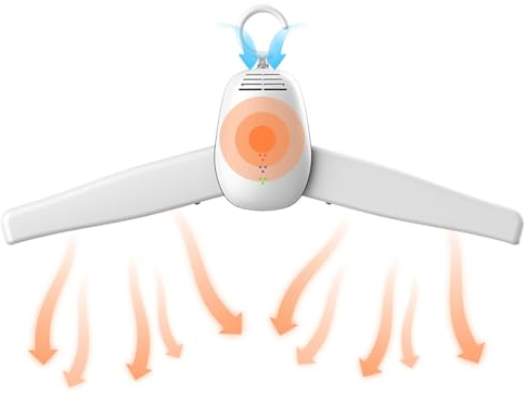 Secadora Eléctrica de 1/2 Pieza Con Temperatura 30-60°C - Perchero Pequeño Portátil Para Ropa, Colgador Tridimensional de Secado Rápido
