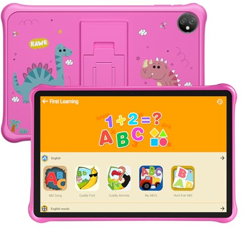 Blackview Tab30 Kids Tablet 10 pollici, 6 GB RAM+64 GB ROM, Android 13, 5100 mAh, 5 MP+2 MP, 1280 x 800 IPS WiFi6, Vassoio Educativo/Sicurezza Bambini/Modalità Widevine L1/Eye-Care