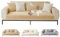 ShowyLive Couch Überzug 1/2/3/4 Sitzer L Form Sofa Überzug Ecksofa rutschfest Hund Katze -Antirutsch, Anti Slip Sofabezug Sofa Überwurf (Leichter Kaffee, 90 * 160CM)