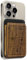 Carveit Magnetische Holz Wallet kompatibel mit MagSafe, Handy Kartenhalter für iPhone 15 Pro Max/14/13/12 mini, Magnet Hülle Zubehör Card Holder Mann Frau, (Hauptplatine-Nussbaum)