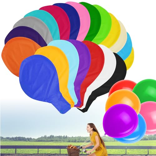 HOMURY 20 Stück Bunt Luftballon Groß XXL/36 Zoll, Riesenluftballons Maximaler Durchmesser 90 cm, Luftballon Gross, Riesige Latex Ballon für Hochzeiten, Geburtstagsfeiern (Zufällige Farbe)