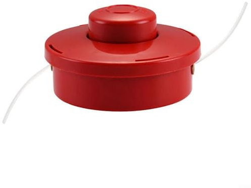 Premium Benzin-Trimmerkopf Ersatz Doppellinie rot/schwarz passend für die meisten Motorsensen (A)