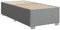 vidaXL Bettgestell, Bett mit Bettfüße Lattenrost, Polsterbett für Schlafzimmer, Einzelbett Bettrahmen, Modern, Hellgrau 80x200cm Stoff