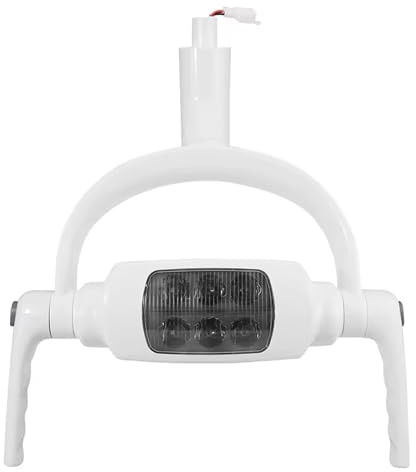 CHANGLKJ Zahnärztliche Untersuchungs-Sensorleuchte, Zahnärztliche Schattenlose Lampe Mit 6 LED-Leuchten, 22/26 Mm Anschlussgröße Optional Und 70 X 140 Mm Lichtpunktgröße, Manuelle/Sensorsteuerung