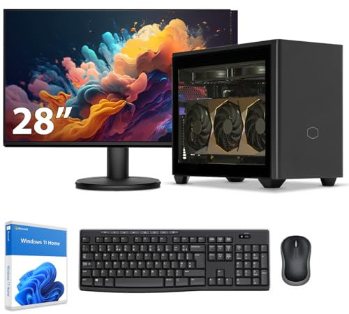 Sedatech Pack Mini-PC Workstation ITX • i7-14700KF • RTX4070Ti • 64Gb DDR5 • 2Tb SSD M.2 • Windows 11 • Monitor 28''