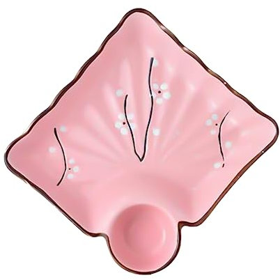 Ciieeo Plat À Raviolis En Céramique Assiettes Japonaises Assiette À Sauce Support À Sauce En Céramique