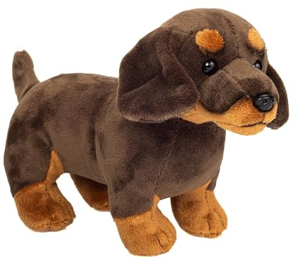 Teddys Rothenburg Teddy Hermann Hund Dackel 21 cm Dunkelbraun Plüschhund