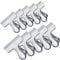 Gorffy 10 Stück Verschlussklammern, 55mm & 76mm Edelstahl Verschlussclips, Metallklammern, Starke Papierklammern für Büro, Schule, Zuhause, Dokumente, Pinnwand, Basteln, Tütenclips