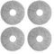 WIIYENA Robot Vacuum Mop Cloth for Roomba Plus 405 for Combo 505 for Ultra for L10s Pro for X40 for Master for Gen 2 Vacuum Cleaner Mopping Pad Set