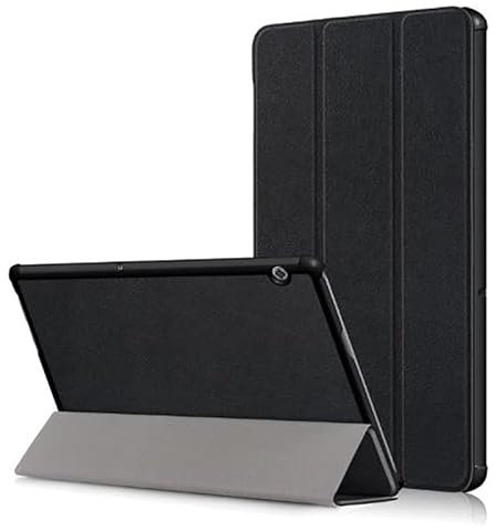 Funda para Huawei Mediapad T5 25.7 cm AGS2-W09/W19/L09 2018 modelo PU funda protectora y soporte Huawei Mediapad T51 pulgadas funda protectora (negro)