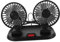 Ventilateur Double Tête Portable pour Ventilateur de Circulation Air USB pour Auto Bureau et Maison Consommation Énergétique et Silencieux
