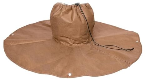 Generisch Wiederverwendbarer Winterschutz for Palmwurzeln Frostsichere Atmungsactive Abdeckung for Palmen Sträucher Und Bäume Isolierung Bei Jeder Witterung(Brown)