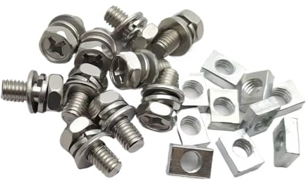 10 Set Universal Moto Scooter ATV Dirt Terminal De Batería Tuerca Y Para Tornillos Perno M5x10mm M6x12mm 4Ah 5Ah 6AH 7Ah Modificación Accesorios