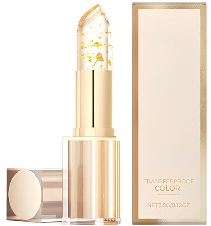 Rossetto PH Reagente - Magic Lipstick Color Changing, Rossetto Trasparente che Diventa Rosa, Tinta Labbra Naturale a Lunga Durata