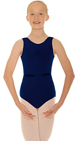 Roch Valley CSheree ärmelloses Ballett Trikot aus Baumwolle Marineblau 3 (36)