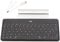 Logitech Keys-To-Go Clavier Bluetooth sans Fil pour iPhone, iPad, Apple TV, Ultra-Portable & Léger, Raccourci, Clavier AZERTY Francais - Noir