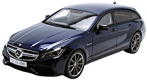 Mercedes CLS 63 AMG Shooting Brake, dunkelblau, Modellauto, Fertigmodell, GT Spirit 1:18