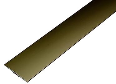 Dalsys Übergangsprofil flach 90cm selbstklebend, aus eloxiertem Aluminium, Bronze