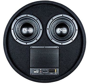 PG Audio Rueda de repuesto activa para subwoofer, 2 x 8 pulgadas, 1 pieza