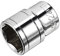 sourcing map 1/2-Inch Drive 22mm 6-Point Shallow Socket, Metric, Cr-V