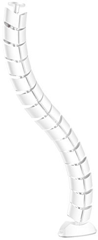 Allcam Cable Tidy Kit for Office Desks, Cable Spine for Under-desk cable management in White