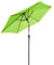 Angel Living 270cm Parasol de Jardín Sombrilla de Acero con Mecanismo de Inclinación Sombrilla con Mástil de Acero de 38mm para Jardín Patio Playa (Manzana verde)