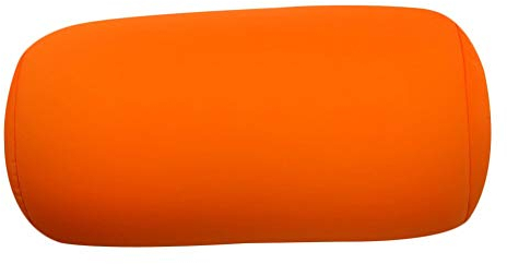 Uministyle Rollkissen mit Mikroperlen, Reise-Beanie-Kissen, Nackenkissen, Lendenwirbelkissen, Orange