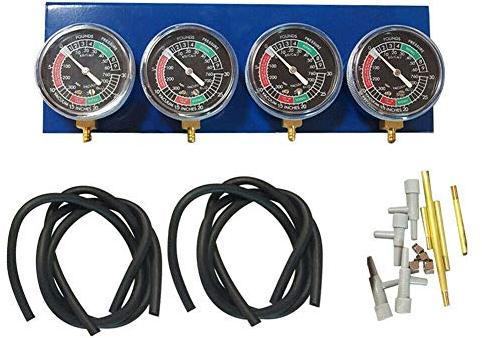 Kit di manometro a vuoto per moto, con tubo, carburatore a vuoto Synchronizer Carb