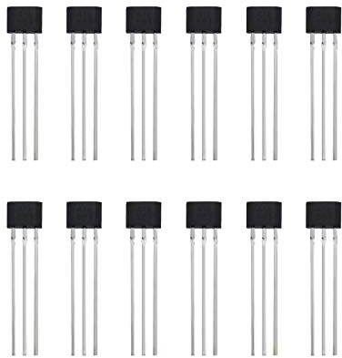 YINETTECH 12 Stück 41F TO-92S Bipolar Hall-Effekt-Sensor, magnetischer Detektor SS41F 0H41 SH41 S41 S41 3-poliger Sensor für Elektrofahrzeuge, Motoren, industrielle Anwendungen