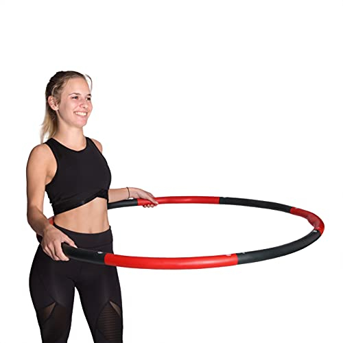 HOOPOMANIA Weight Hoop [1,5 kg] Hula Hoop Reifen zum Abnehmen Hulahoop für Erwachsene