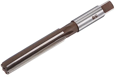 uxcell 5/8 Alesatore A Mano H8 Precisione Strumento In Acciaio al Carbonio 6 Flauti Gambo Dritto Fresa Strumento