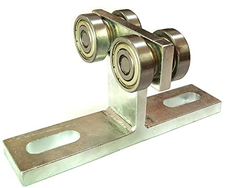 RHKING 4 Wheel T Trolley Assembly Electric Hoist Easy Installation Roller Trolley Silent for use with 1-5/8 Wide and All 1-5/8 or Taller Strut Channel