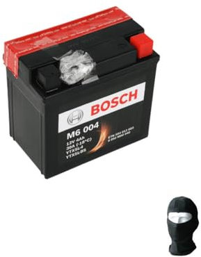 KOMPATIBEL MIT KYMCO Agility 4T R12 50 2005-2015 Batterie Bosch YTX5L-BS 12V/4AH(KOMPLETT) Batterie PRO Moto Scooter SPECIFICA GIA' PRONTA ALL'USO 115X72X107MM