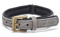 Beeztees Balacron Ax - Hundehalsband - Kunstleder - Grau - 24-30 cm x 10