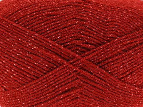 King Cole Glitz DK Flame Yarn - 290M, 100g