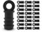 DOJA Barcelona | Tapon Final Tubo Riego | Tapon Final 16mm | Pack 25 | Tapon Manguera de Goteo 16 para Sistemas de Riego Agrícola y Jardinería | Conector Tapon Tubo Riego por Goteo Huerto, Camping
