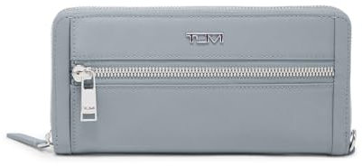 TUMI - Voyageur Zip Around Continental - Durable Cash & Card Holder - Aesthetic Travel Wallet for Women - Gift Box Included, Halogen Blau, Einheitsgröße