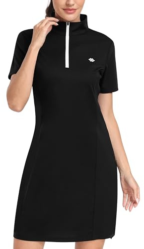 MoFiz Vestito Polo Donna Manica Corta Estate Sportivo Tenis Golf Dress