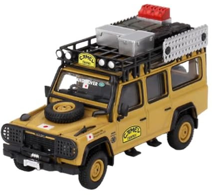 Mini GT - Land Rover Defender 110 Yellow Amazon Team Japan Camel Trophy 1989