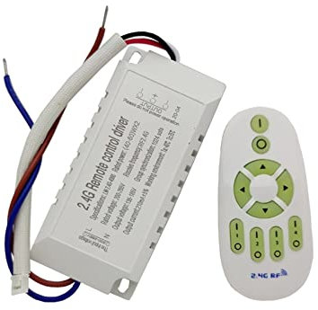FLCNNXQS 2 Sätze LED-Treiber, intelligente 2,4 G kabellose RF-Fernbedienung, 40–60 x 2 W, dimmbar, for Deckenleuchte-Transformatoren