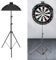Tripod Dartboard Stand, Foldable Dart Board Mount, Adjustable Height Portable Stand, Heavy Duty Freestanding Darts Tripod Portable Travel Tripod Board Holder, 173cm/68.1in, Easy Assembly