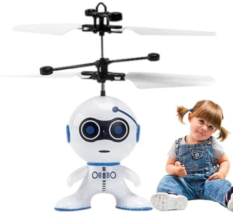 Generic Flying Robot Toys - Interactive Drone Robot, Remote Control, Light-Up Action, Perfect for Indoor and Outdoor, Great Gift for Kids 12 and Above