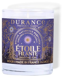 Durance Bougie parfumée faite à la main 180 g / 6.34 oz Étoile filante 2025