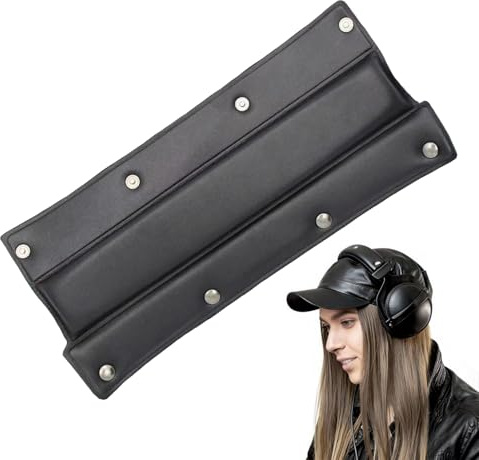 CanQuanSWZX Ersatz Kopfpolster Knöpfbar für Studio-Kopfhörer, Kompatibel mit DT 770/990 PRO/MMX 300, Kunstleder & Gedächtnisschaum für ultimativen Komfort, Ideal für Musikprofis und Gaming