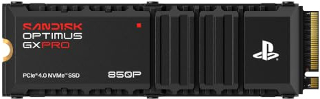 SanDisk Optimus GX Pro 850P SSD M.2 NVMe 4 to (Extension de Stockage sous Licence Officielle pour Consoles PS5, Jusqu’à 7300 Mo/s, PCIe Gen 4.0) avec dissipateur Thermique