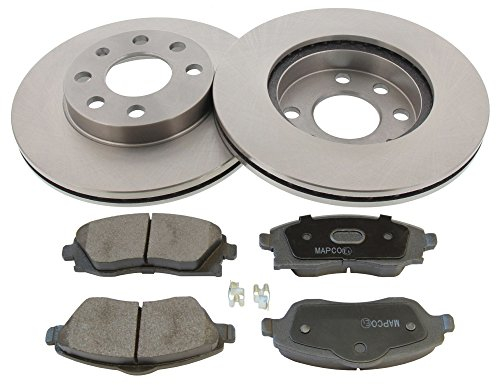 Mapco 47672 Bremsensatz Bremsscheiben mit Bremsbeläge Vorderachse