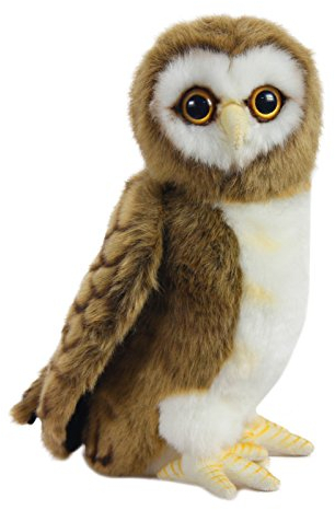 Hansa Plüschtier Eule mit Schreckkopf 24 cm H