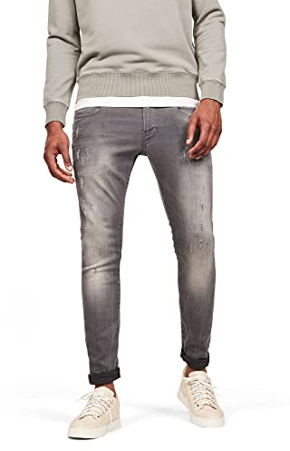 G-STAR Revend Skinny, Vaqueros para Hombre, Gris (lt Aged Destroy 51010-6132-1243), 32W / 30L